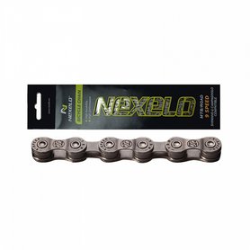 Řetěz NEXELO 9 rychlostní šedý box